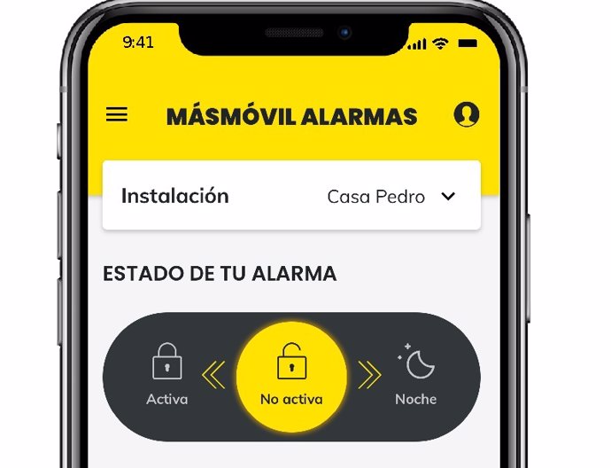 MásMóvil lanza en su marca principal alarmas conectadas a la policía.