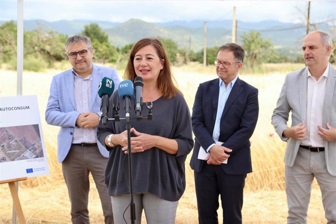 La presidenta del Govern, Francina Armengol, en el acto.