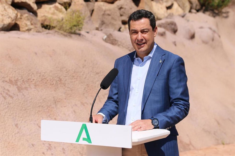 El presidente de la Junta de Andalucía, Juanma Moreno, en una imagen de archivo