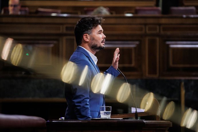 El portaveu d'ERC al Congrés, Gabriel Rufián