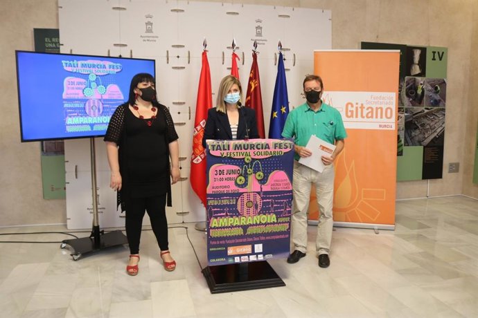 Presentación del festival solidario 'Talí Murcia Fest