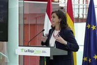La presidenta de La Rioja afronta "muy contenta e ilusionada" el último Debate del Estado de la Región de la legislatura