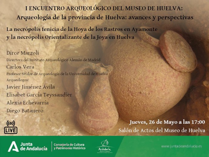 Nota Y Foto Junta (Encuentro Arqueológico Necrópolis Ayamonte Y Huelva)