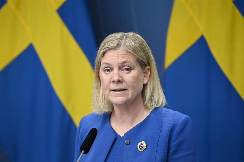 La primera ministra de Suecia, Magdalena Andersson
