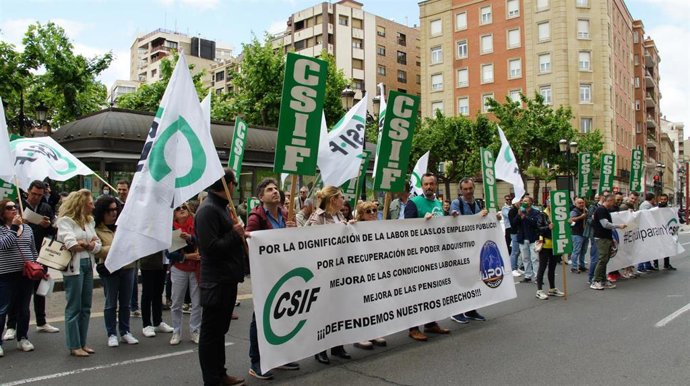 Concetración de CSIF y JUPOL