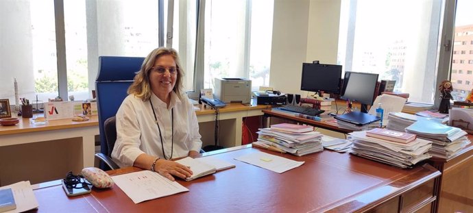 La presidenta de la Audiencia de Málaga, Lourdes García Ortiz.