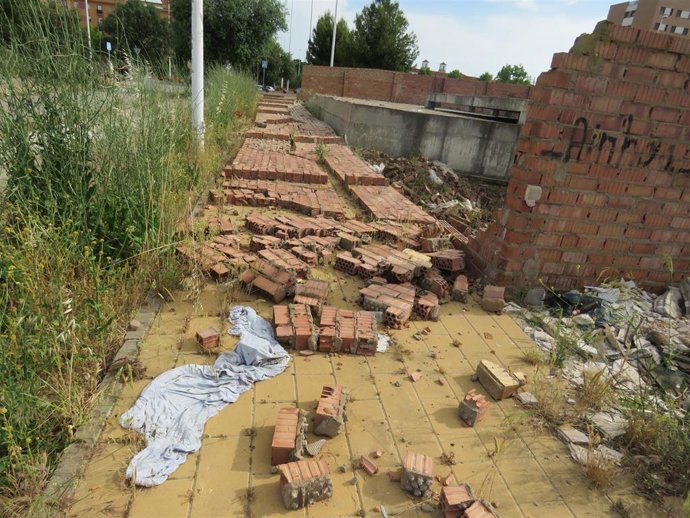 Andalucía por Sí lamenta "la inseguridad" por "obra abandonada" en el barrio del Seminario de Huelva.