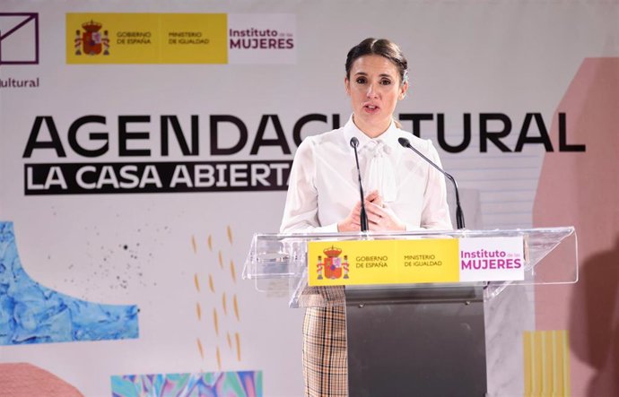 La ministra de Igualdad, Irene Montero