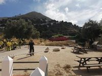 La Junta prueba con un simulacro en Cómpeta la eficacia de los mecanismos de respuesta en caso de incendio forestal