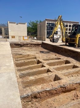 Obras de ampliación del cementerio de Paterna