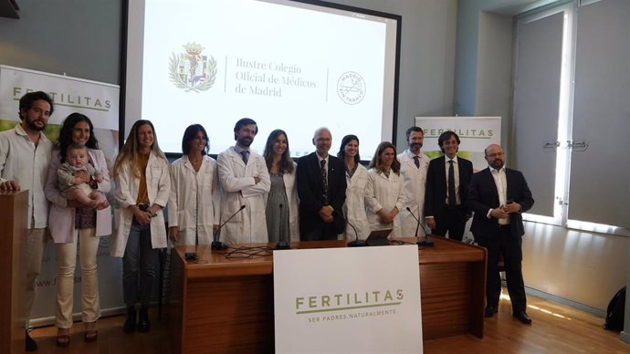 Equipo de Fertilitas el Colegio Oficial de Médicos de Madrid.