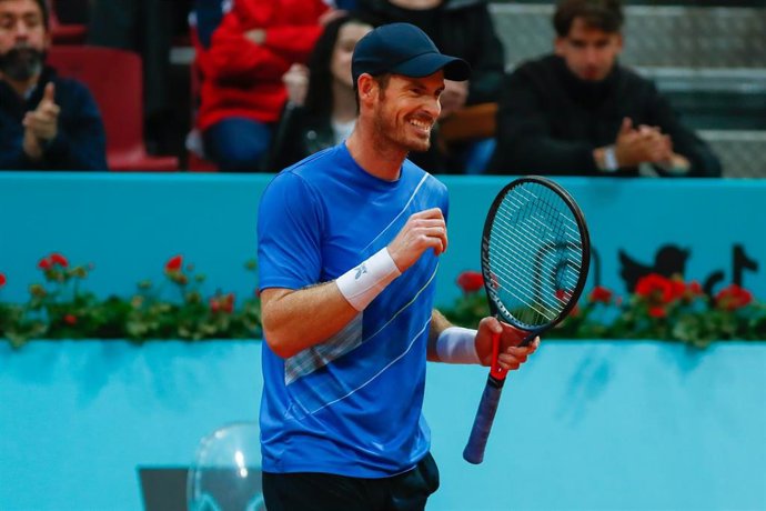 Andy Murray durante el Mutua Madrid Open 2022 