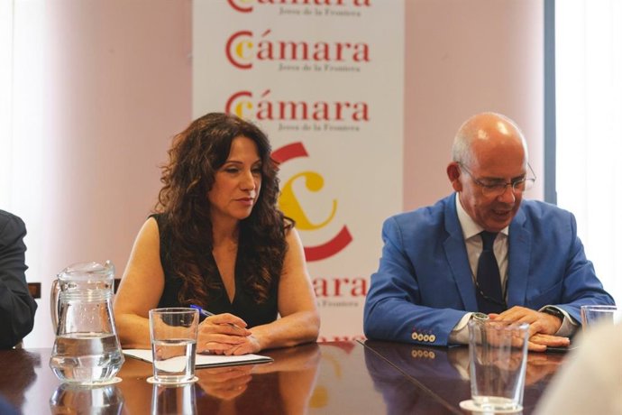 Rocío Ruiz con Javier Sánchez Rojas.