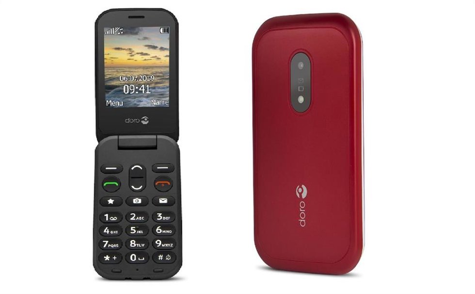 Capturas del teléfono plegable Doro 6040