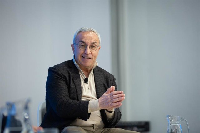 Archivo - El presidente del Comité Olímpico Español, Alejandro Blanco, durante la inauguración de la jornada sobre 'Los Juegos Olímpicos de Invierno 2030'