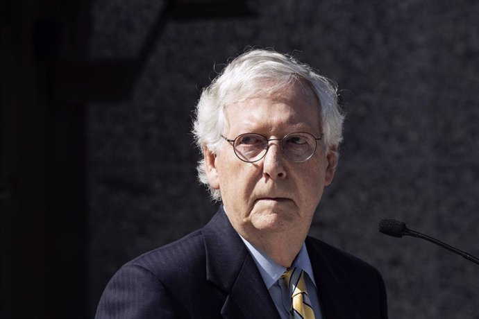 El líder de la minoría republicana en el Senado de Estados Unidos, Mitch McConnell.