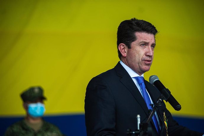 Archivo - El ministro de Defensa de Colombia, Diego Molano.