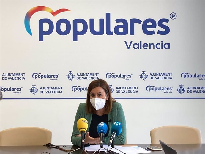 Archivo - La portavoz del PP en Les Corts Valencianes y en el Ayuntamiento de Valncia y secretaria general del PPCV, María José Catalá.