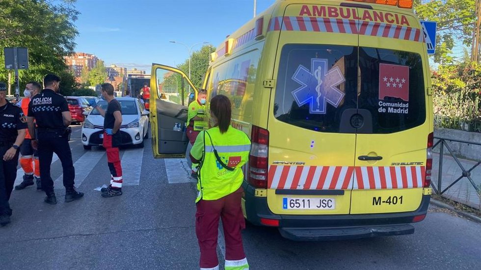 Policía de Fuenlabrada y Summa-112