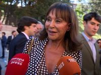 Mari Ángeles Grajal no puede evitar emocionarse en la plaza de toros al recordar a Jaime Ostos