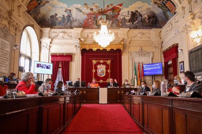 Pleno del Ayuntamiento de Málaga en una imagen de archivo 