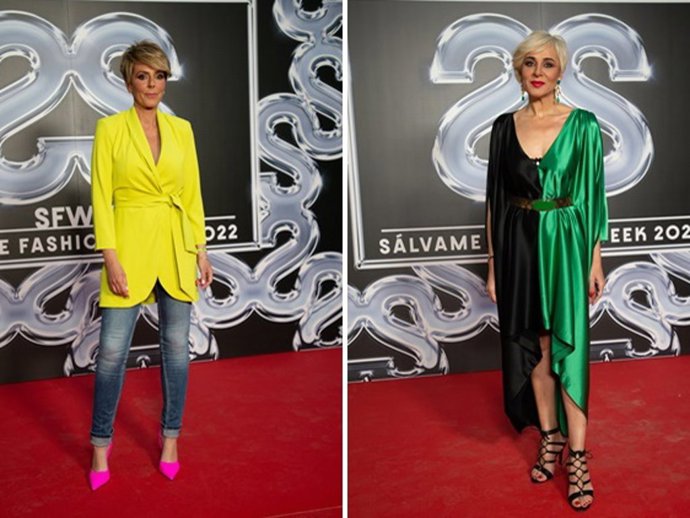 Rocío Carrasco y Ana María Aldón en la 'Sálvame Fashion Week'