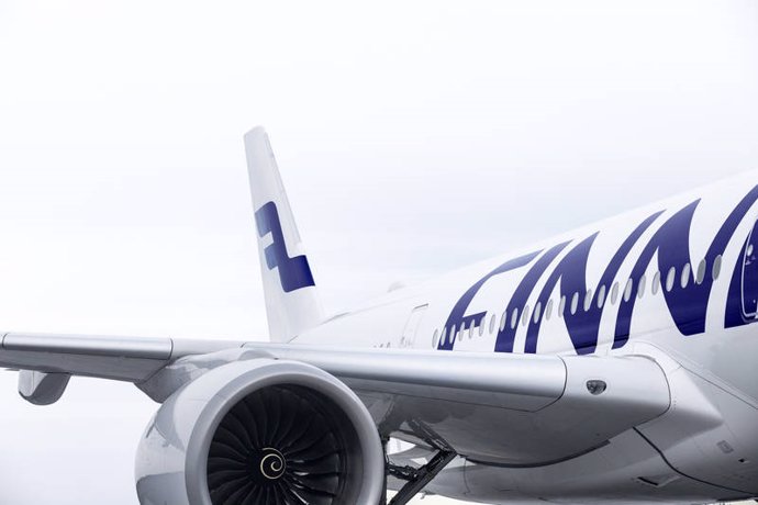 Archivo - Avión de Finnair.