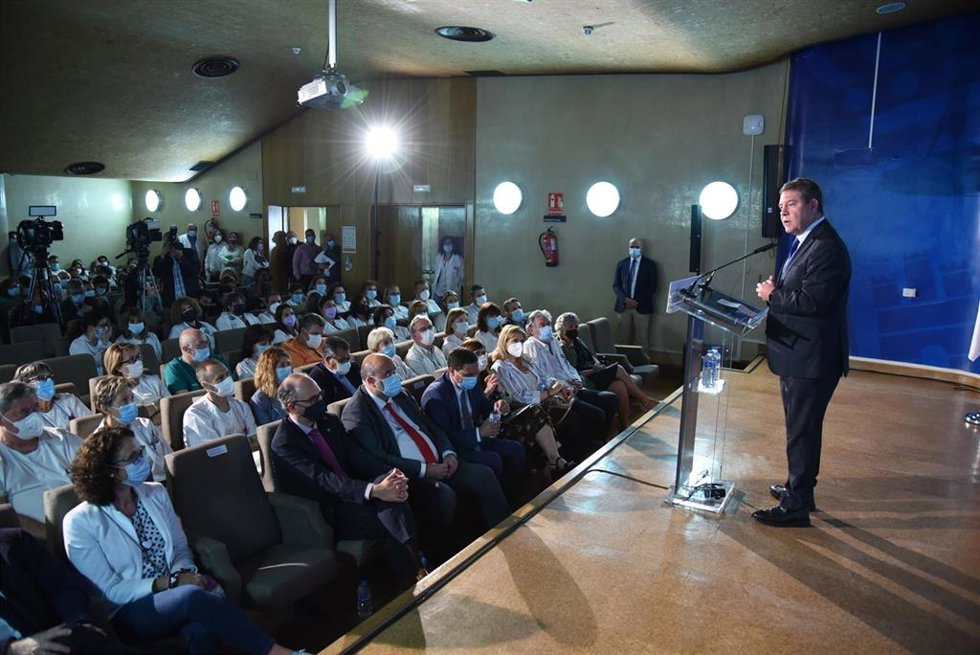 El presidente de Castilla-La Mancha, Emiliano García-Page, en Cuenca