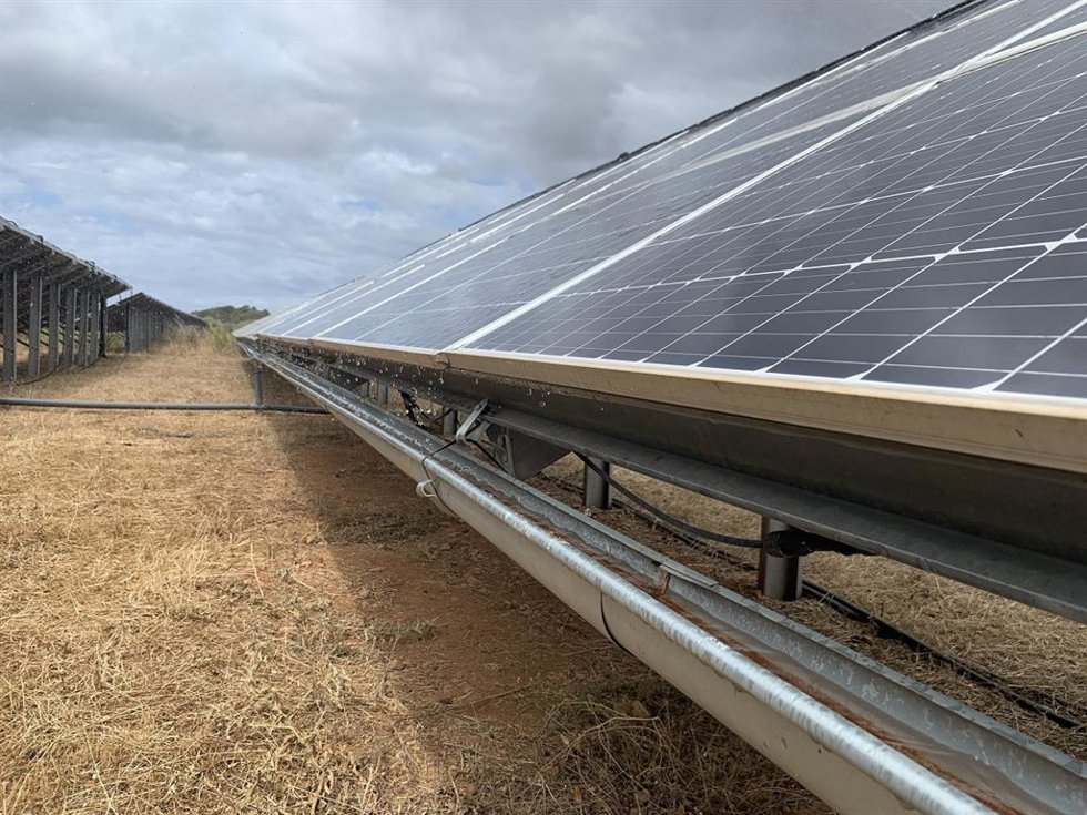 Planta solar de Sa Caseta.