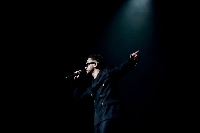 Archivo - El cantante C Tangana actúa en el Wizink Center, a 5 de marzo de 2022, en Madrid (España). Este concierto está dentro de la gira El Madrileño, Sin cantar ni afinar Tour y en ella, C Tangana presenta su trabajo El Madrileño, el disco más ve