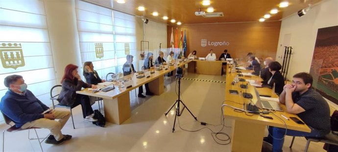 Reunión del Consejo Municipal de Comercio de Logroño