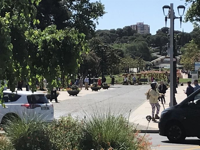 Zaragoza Florece con el ParqueGrande al fondo