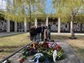 Busturia acoge un acto en recuerdo de Ángel Lekuona, asesinado en un campo nazi, con la colocación de un Stolperstein