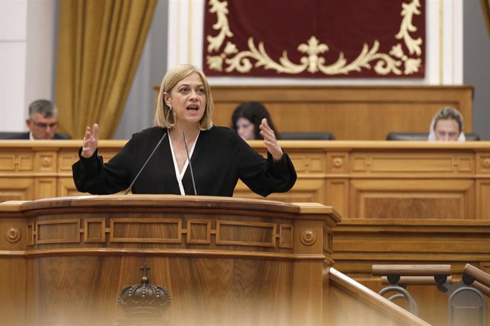 La presidenta del Grupo Parlamentario Cs, Carmen Picazo, en las Cortes.