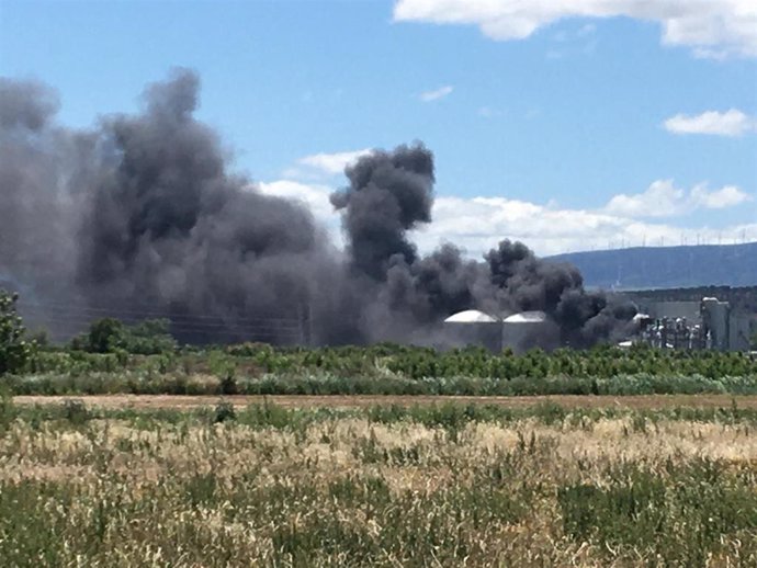 Explosión en la planta de biodiésel de Calahorra