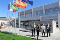 La delegada del Gobierno en Aragón visita las obras del complejo de economía circular de SPHERE España