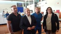 Díaz (Cs): "Ciudadanos va a estar siempre apoyando los sectores productivos de Huelva, como los mariscadores a pie"