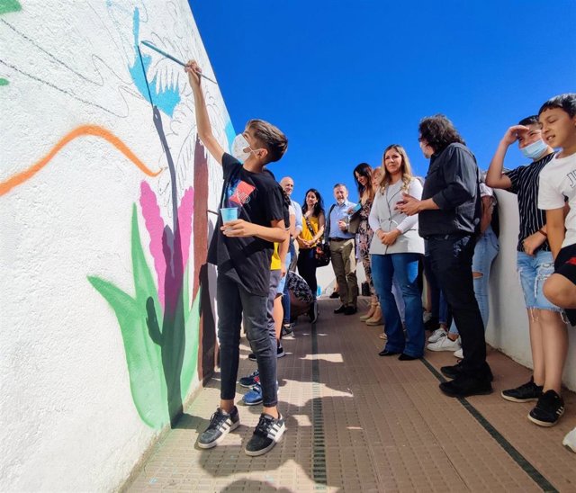Taller en el colegio Francisco Baños.