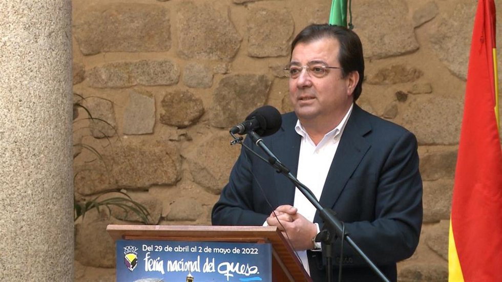 El presidente de la Junta de Extremadura, Guillermo Fernández Vara, en una imagen de archivo