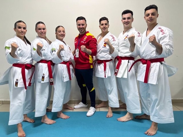 Equipos españoles de kata, que pelearán por el oro en el Europeo de Kárate