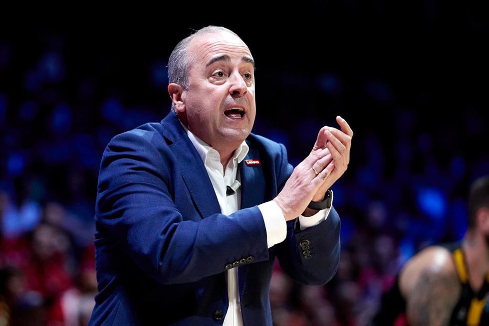 Txus Vidorreta, técnico del Lenovo Tenerife