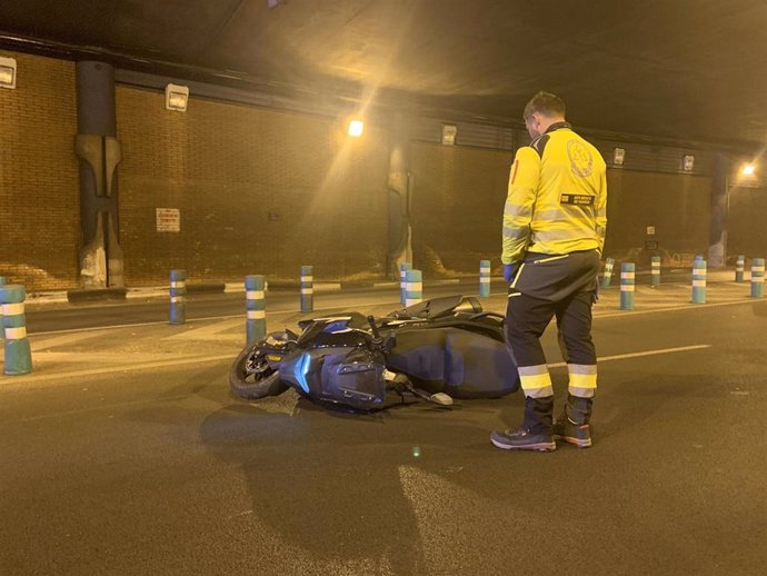 Accidente en el túnel de María de Molina