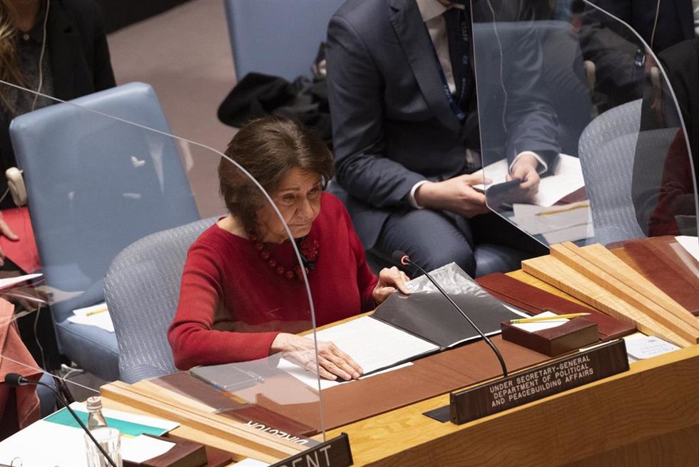 La subsecretaria general de la ONU para Asuntos Políticos y de Construcción de la Paz, Rosemary DiCarlo
