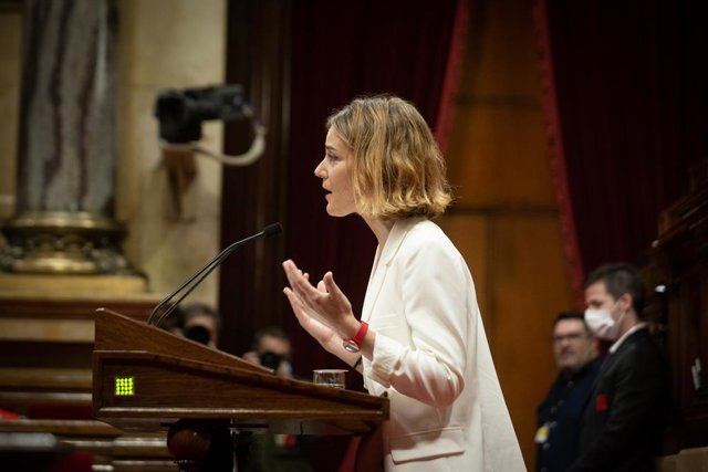 La líder dels comuns al Parlament, Jéssica Albiach