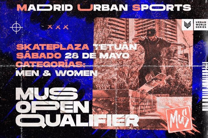 Cartel del Open Qualifier que dará comienzo al Madrid Urban Sports 2022