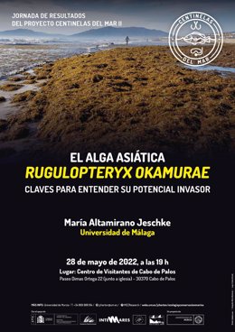 [Comunicacionumu] El Proyecto De La Umu Centinelas Del Mar Organiza Una Jornada Sobre El Impacto Del Alga Asiática Rugulopteryx Okamurae En El Mediterráneo