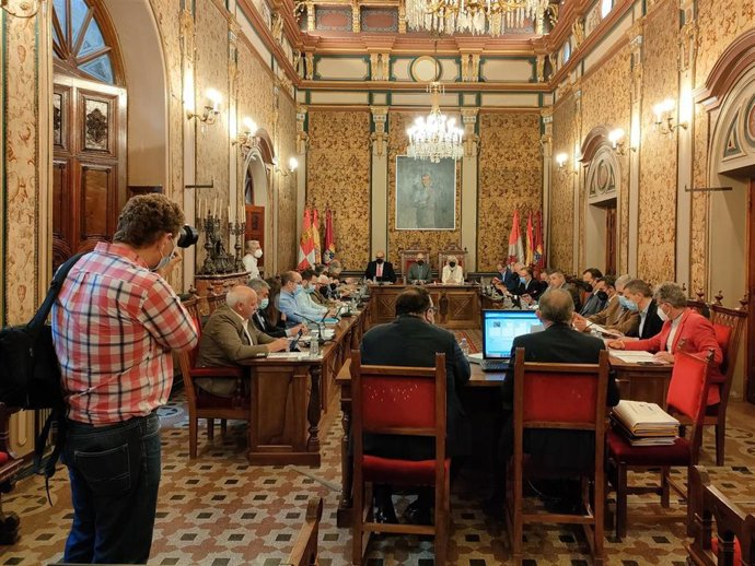 Pleno ordinario de este viernes en la Diputación de Salamanca.