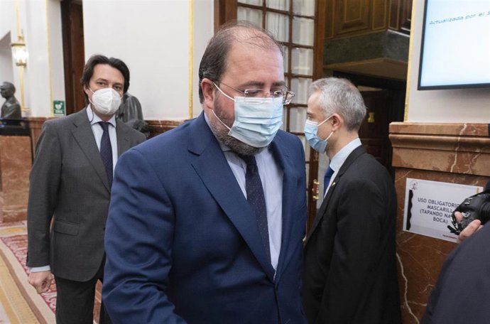 Archivo - El diputado del PP, Alberto Casero, a su llegada a una sesión plenaria en el Congreso de los Diputados, a 9 de marzo de 2022, en Madrid (España). El pleno, el primero celebrado sin el líder del PP, ha estado marcado por las preguntas de la opo