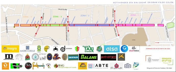 Archivo - Actividades del día sin coche en Gran Vía.