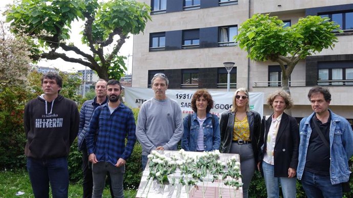 Acto conmemorativo de la "matanza de Ategorrieta" llevado a cabo por EH Bildu.